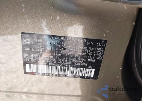 2023 Subaru Ascent Limited 7-Passenger из США, поврежденный, VIN 4S4WMASD2P3418682